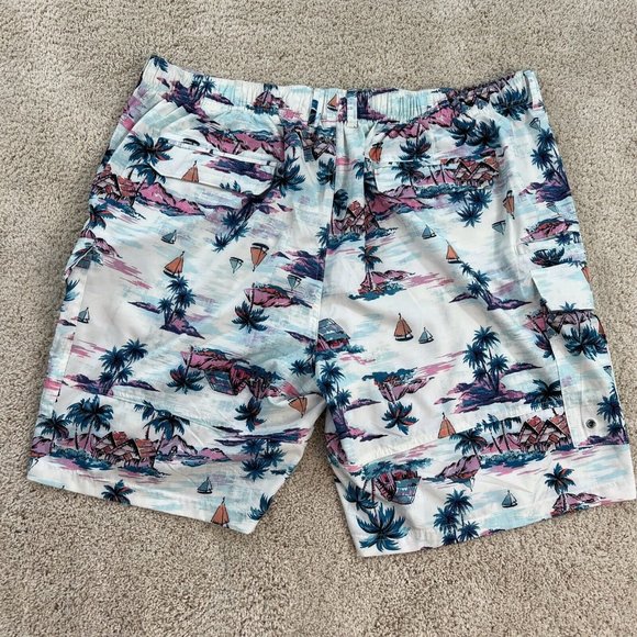 George Mens Swim Trunks 2XL Bathing Suit Board Shorts Swimsuit Surf Hawiian - Picture 13 of 13